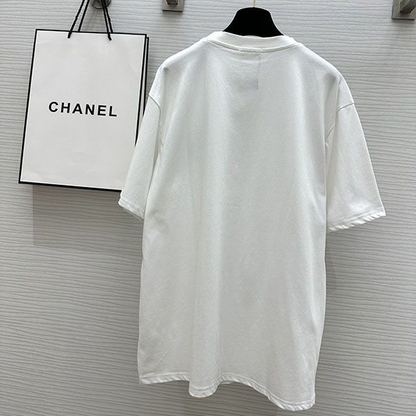 《大人気》シャネル ccロゴTシャツ 偽物 shk78373
